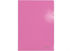 Папка-уголок А4 Optima, 180 мкм, фактура "Вышиванка", розовая O35120-09