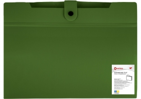 Папка з розширенням, А4, OPTIMA, 600 мкм, фактура "СМУГА", асорті O35546