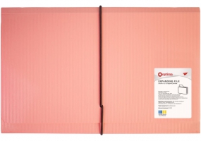 Папка с расширением, А5, OPTIMA, 600 мкм, фактура "ПОЛУНА", ассорти O35547