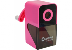 Механическая чинка для карандаша с автоматической подачей, розовая OPTIMA O40686