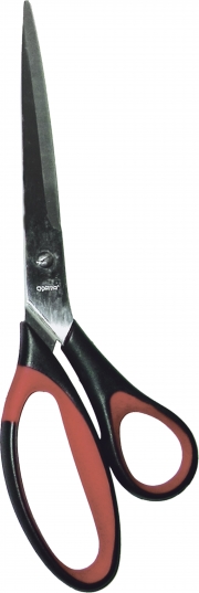 Ножницы 23 см Optima, пласт. ручки с резин. вставками OPTIMA O44407