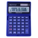 Калькулятор настільний Optima, 12 розрядів, водонепроникний, розмір 171*120*36 мм O75514