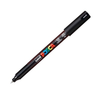Маркер uni POSCA, 0,7мм, чорний Uni PC-1MR BLACK(N)