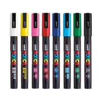 Набір маркерів uni POSCA, 0,9-1,3мм 8 шт Uni PC-3M 8C