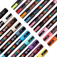 Набір маркерів uni POSCA,1,8-2,5мм, 8 шт Uni PC-5M 8C