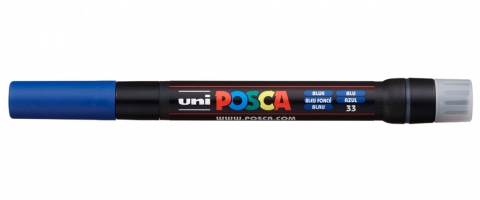 Маркер uni POSCA, 1-10мм, синій Uni PCF-350 BLUE