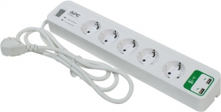 Фільтр мережевий APC Essential SurgeArrest 5 outlets + 2 USB (5V, 2.4A PM5U-RS