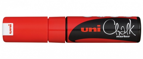 Маркер uni POSCA 8мм, червоний Uni PWE-8K RED