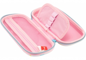 Пенал с тиснением, 1 отделение COOLFORSCHOOL QT-5729-Pink