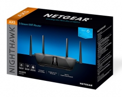 Маршрутизатор NETGEAR RAX43 Nighthawk AX4200 WiFi 6, 4xGE LAN, 1xGE WAN, 1xUSB 3.0, 4х внешн. ант. RAX43-100EUS