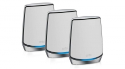 WiFi-система NETGEAR Orbi RBK853 AX6000 WiFi 6, MESH, 4xGE LAN, 1x2,5GE WAN, бел. цв. (3шт.) RBK853-100EUS