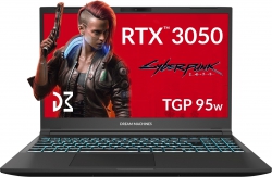 Ноутбук Dream Machines RG3050-15 15.6FHD IPS, Intel i7-13620H, 16GB, F1TB, NVD3050-4, DOS, черный RG3050-15UA76