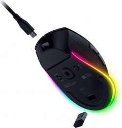 Миша Razer Pro Click V2, RGB, USB-A/WL/BT, чорний RZ01-03900100-R3M1
