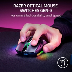 Мышь Razer Cobra Pro, RGB, USB-A/WL/BT, чёрный RZ01-04660100-R3G1