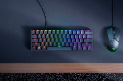 Клавіатура ігрова Razer Huntsman Mini Purple Switch USB RU RGB, Black RZ03-03391500-R3R1