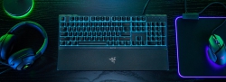 Клавіатура мембранна Razer Ornata V3 X 104key, USB-A, EN/UK, RGB, чорний RZ03-04471900-R371