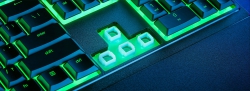 Клавіатура мембранна Razer Ornata V3 X 104key, USB-A, EN/UK, RGB, чорний RZ03-04471900-R371