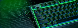 Клавіатура мембранна Razer Ornata V3 X 104key, USB-A, EN/UK, RGB, чорний RZ03-04471900-R371