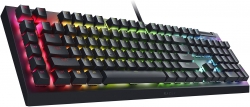 Клавіатура механічна Razer BlackWidow V4 X, 110key, Yellow Switch, USB-A, EN/RU, RGB, чорний RZ03-04702500-R3R1