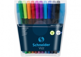 Набір масляних ручок SCHNEIDER VIZZ 0,7 мм, 10 кол. в блістері S102290