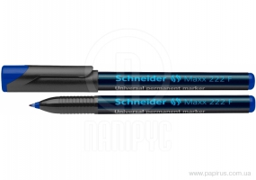 Маркер перманентный универсальный SCHNEIDER MAXX 222 F 0,7 мм, синий S112203