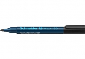Маркер перманентный SCHNEIDER MAXX 130 2-3 мм, черный S113001