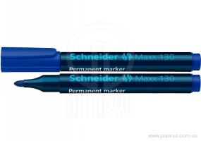Маркер перманентный SCHNEIDER MAXX 130 2-3 мм, синий S113003