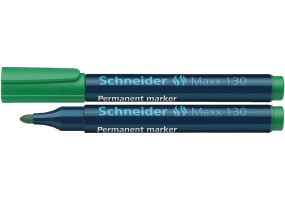 Маркер перманентный SCHNEIDER MAXX 130 2-3 мм, зеленый S113004