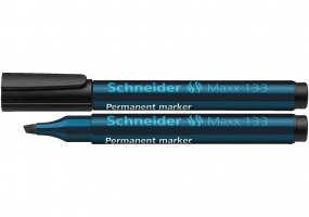 Маркер перманентный SCHNEIDER MAXX 133 1-4 мм, черный S113301