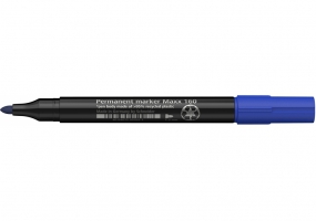 Маркер перманентный Schneider MAXX 160 1-3 мм, синий SCHNEIDER S116003