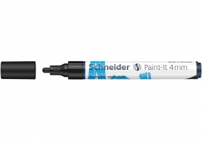 Маркер акриловий для декорат. та художніх робіт SCHNEIDER Paint-it 320 4мм чорний S120201
