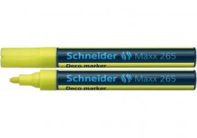Маркер меловой SCHNEIDER MAXX 265 2-3 мм, желтый S126505