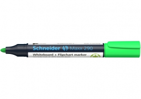 Маркер для досок и флипчартов SCHNEIDER MAXX 290, светло зеленый S129111