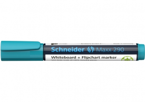 Маркер для дошок та фліпчартів SCHNEIDER MAXX 290, бірюзовий S129114