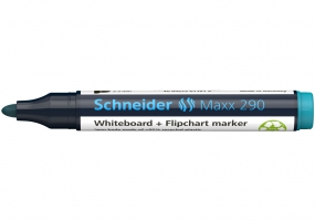 Маркер для дошок та фліпчартів SCHNEIDER MAXX 290, бірюзовий S129114