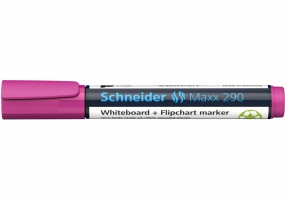 Маркер для дошок та фліпчартів SCHNEIDER MAXX 290, рожевий S129120