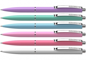 Ручка шариковая автомат. SCHNEIDER K15 PASTEL 0,7 мм. Корпус ассорти, пишет синим S130840