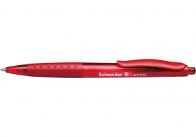 Ручка кулькова автомат. Schneider SUPRIMO 0,7 мм, пише червоним S135602