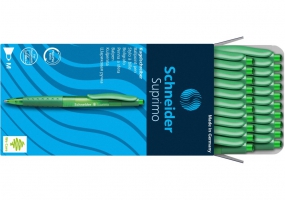 Ручка кулькова автоматична SCHNEIDER SUPRIMO, пише зеленим S135604