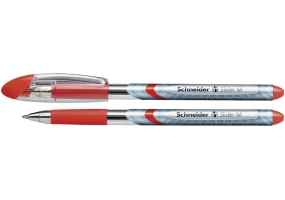 Ручка масляная SCHNEIDER SLIDER (толщина М-средняя), пишет красным S151102