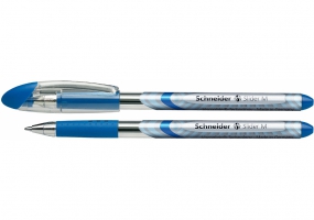 Ручка масляная SCHNEIDER SLIDER (толщина М-средняя), пишет синим S151103