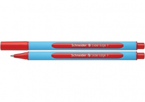 Ручка масляная SCHNEIDER SLIDER EDGE (толщина F-тонкая), пишет красным S152002