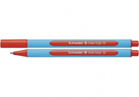 Ручка масляная SCHNEIDER SLIDER EDGE (толщина М-средняя), пишет красным S152102