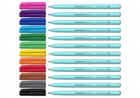 Фломастеры SCHNEIDER COLORINA F (линия 1 мм), 12 цветов S193091