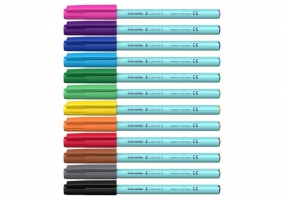 Фломастери SCHNEIDER COLORINA B (лінія 2,2 мм), 12 кольорів S193092