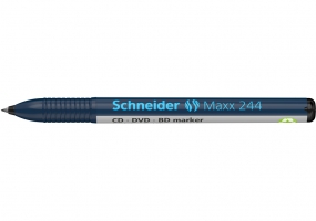 Маркер для CD та DVD SCHNEIDER MAXX 244 0,7 мм в блістері, чорний S72441