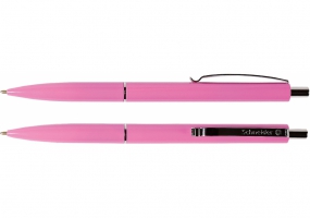 Ручка шариковая автомат. SCHNEIDER К15 0,7 мм. корпус розовый, пишет синим S930809