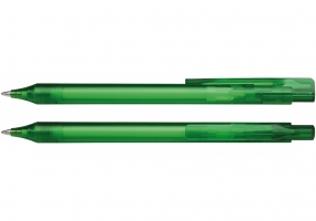 Ручка шариковая автомат. SCHNEIDER ESSENTIAL корпус прозрачный зеленый, пишет синим S9373984