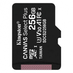 Карта памяти Kingston microSD  256GB C10 UHS-I R100/W85MB/s SDCS2/256GBSP