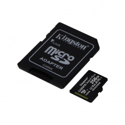Карта памяти Kingston microSD  256GB C10 UHS-I R100/W85MB/s + SD SDCS2/256GB